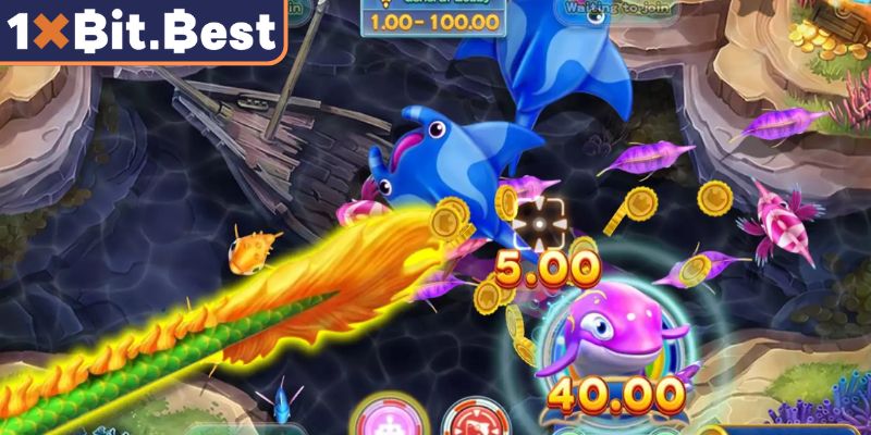 Game Bắn Cá Sấu 1xbit, Đối Đầu Thủy Quái Hung Dữ Từng Pha Bắn 2 Âm thanh chân thực