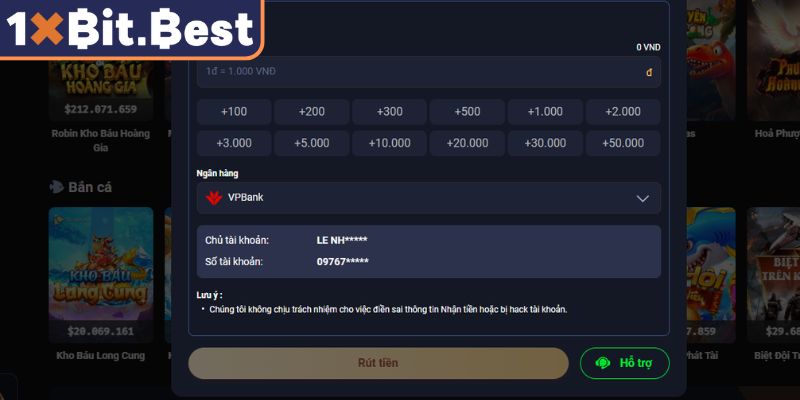 Quy định cơ bản trước khi rút số dư cho anh em